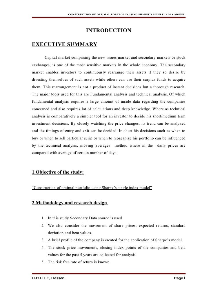 Contemporary Applications of Markowitz Techniques